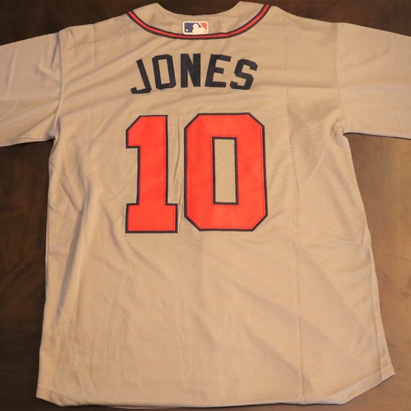 chipper jones cool base jersey